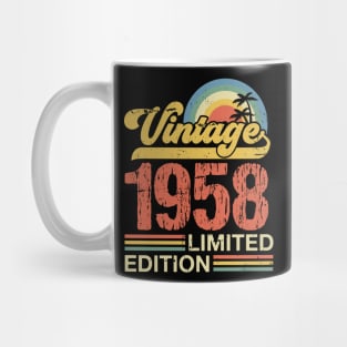 Retro vintage 1958 limited edition Mug